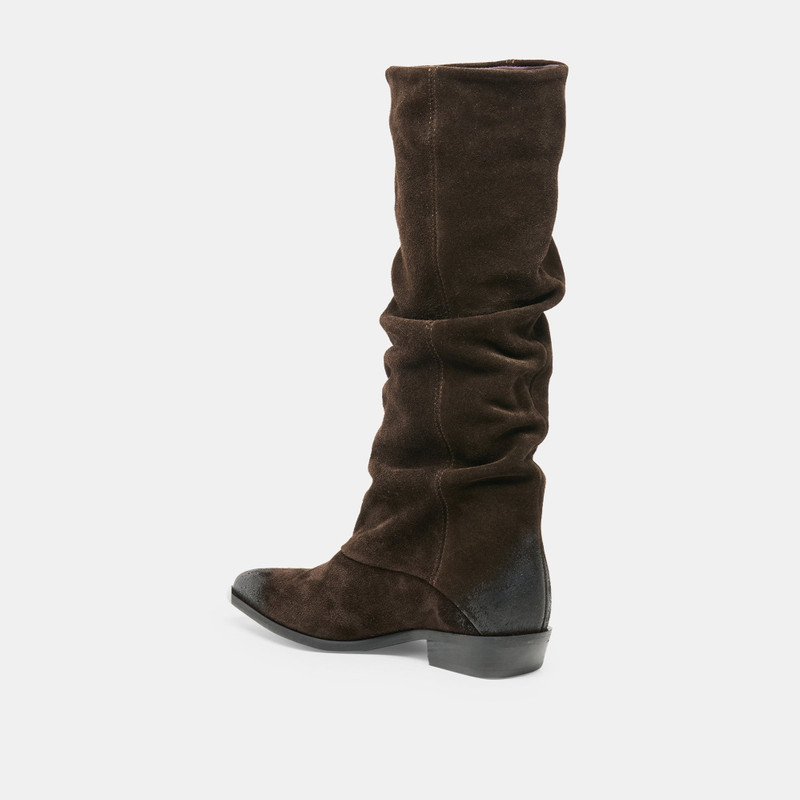 MARLA BOOTS DK BROWN SUEDE 5