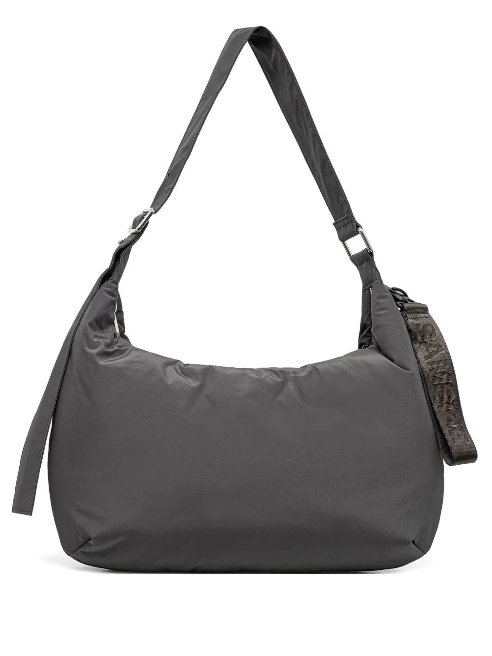 logo strap shoulder bag - 1