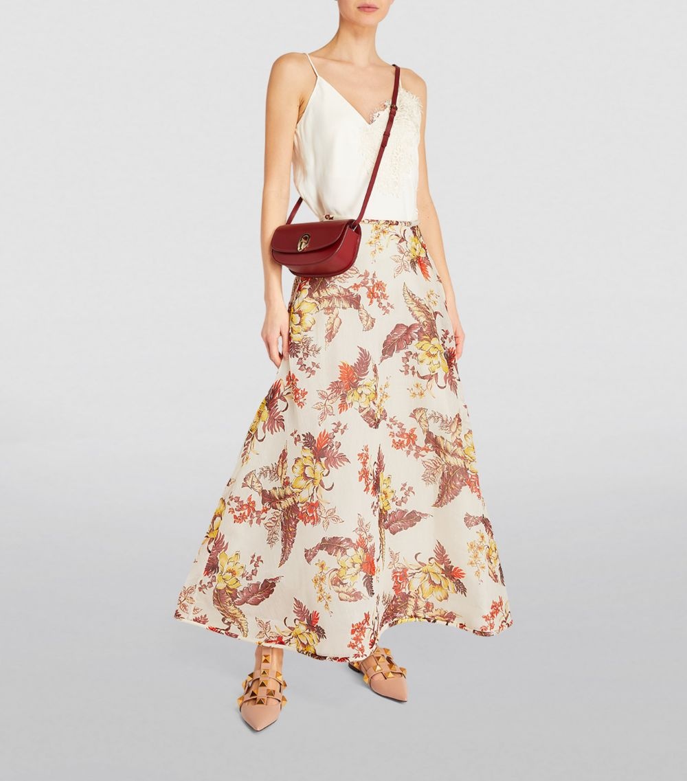 Zimmermann MATCHMAKER FLORAL FLARE SKIRT | REVERSIBLE