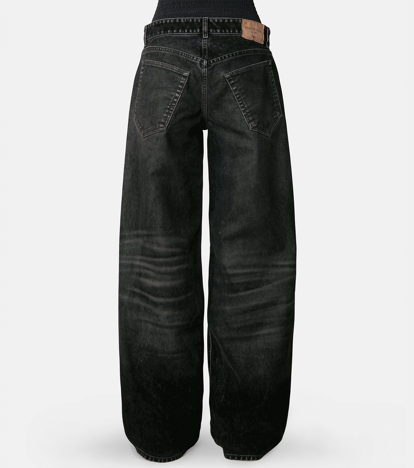 Wide Leg Baggy Pants - 3