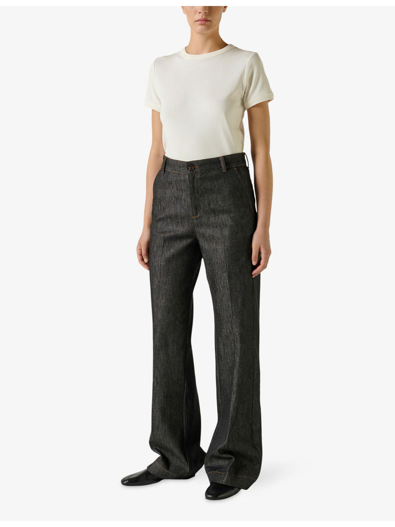 soeur California Wide-Leg Stretch-Denim Jeans outlook