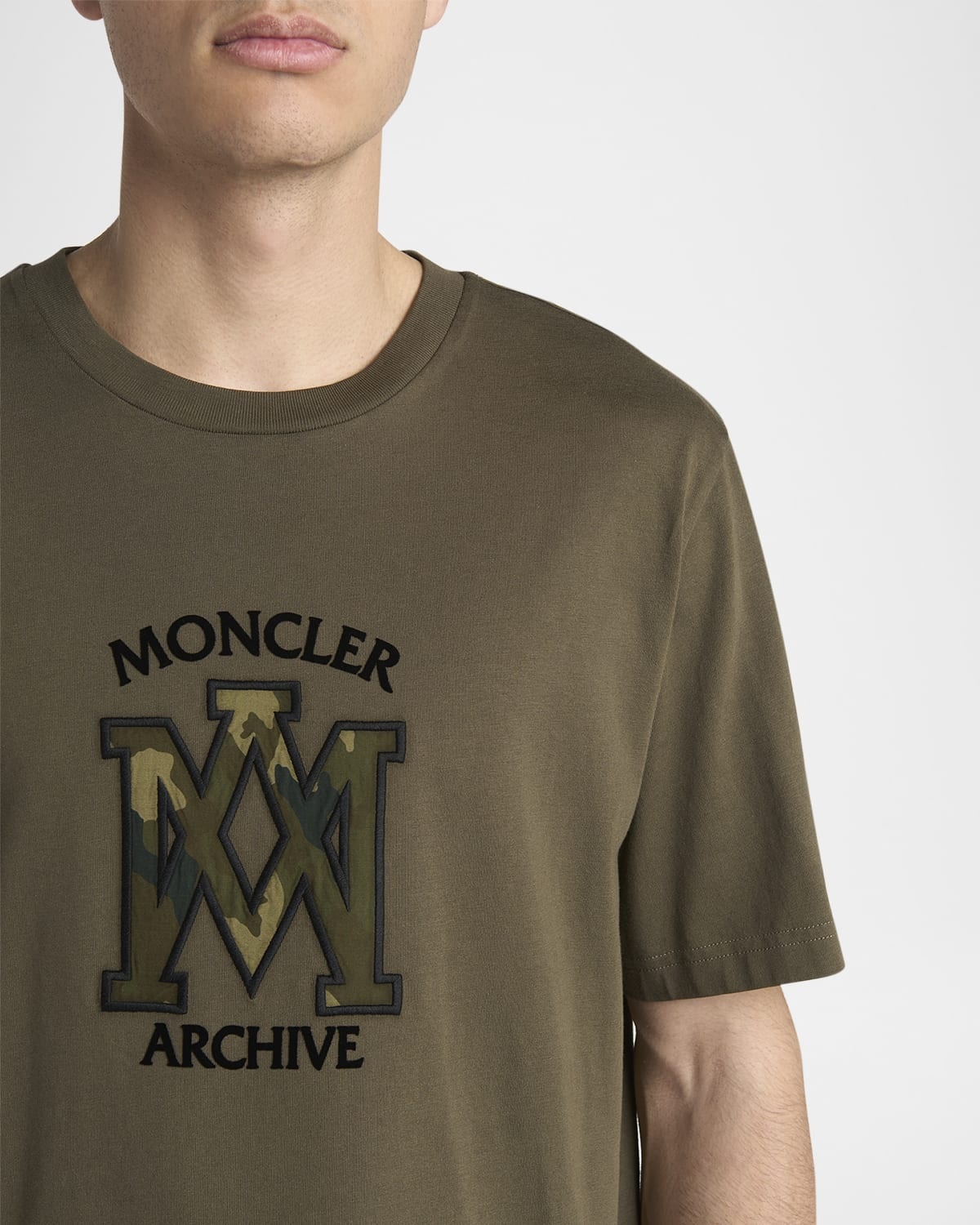 Men's Camouflage Logo Crewneck T-Shirt - 5