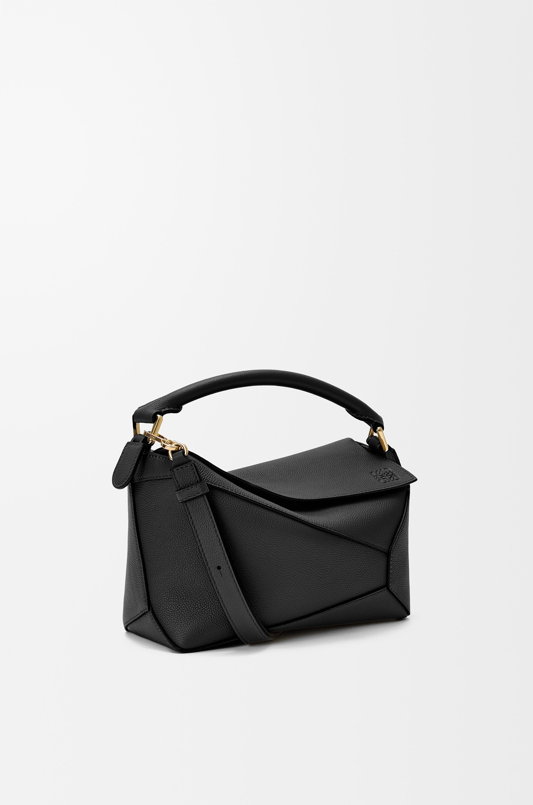 Small Puzzle Edge bag in soft grained calfskin - 4