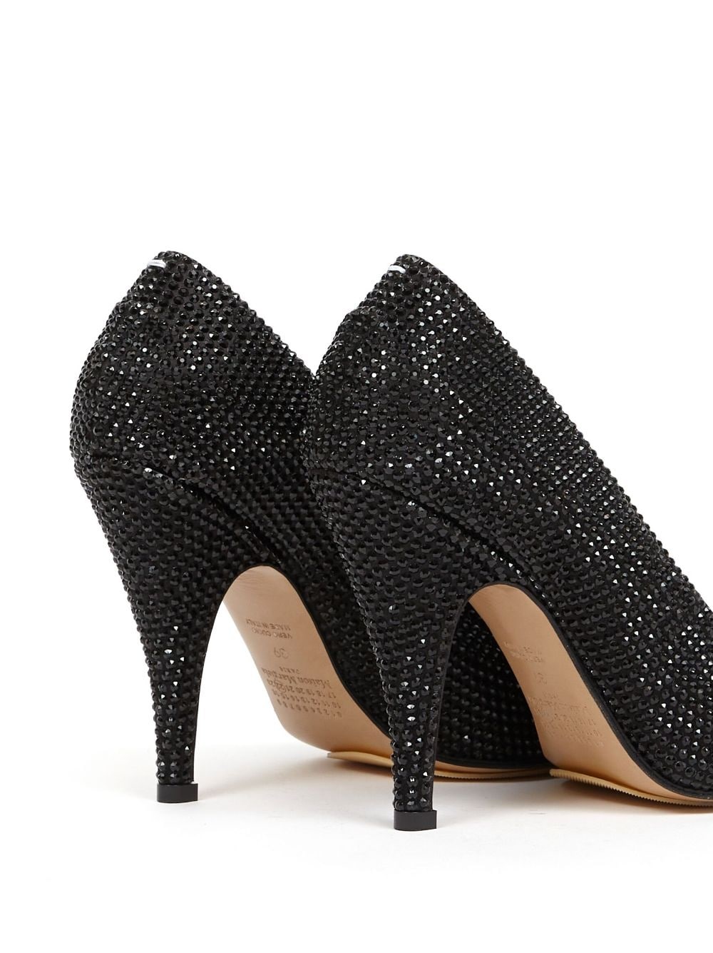 Tabi 110mm rhinestone court shoes - 4