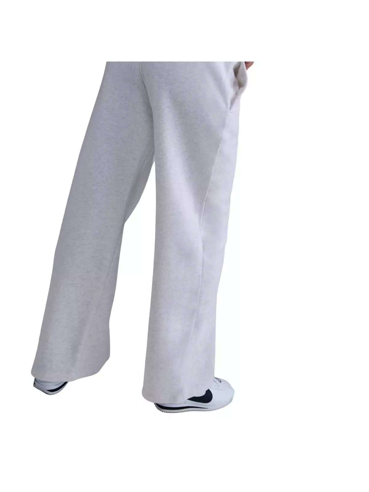 Women's Sportswear Club Fleece Mid-Rise Wide-Leg Graphic Sweatpants - Brown - 2
