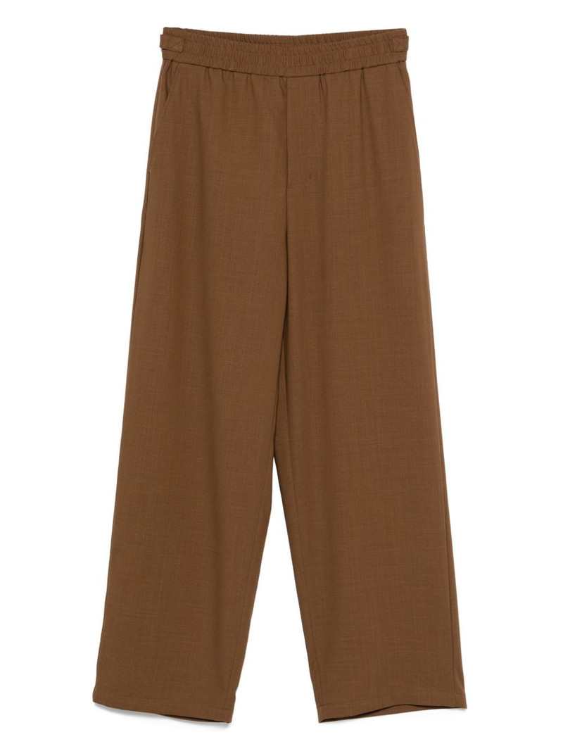 elastic-waist trousers 1