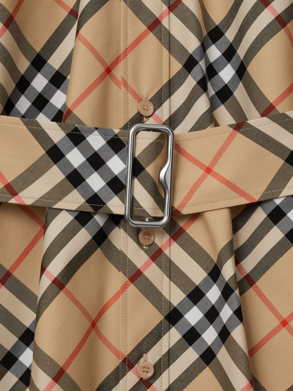 Vintage Check cotton shirtdress - 6