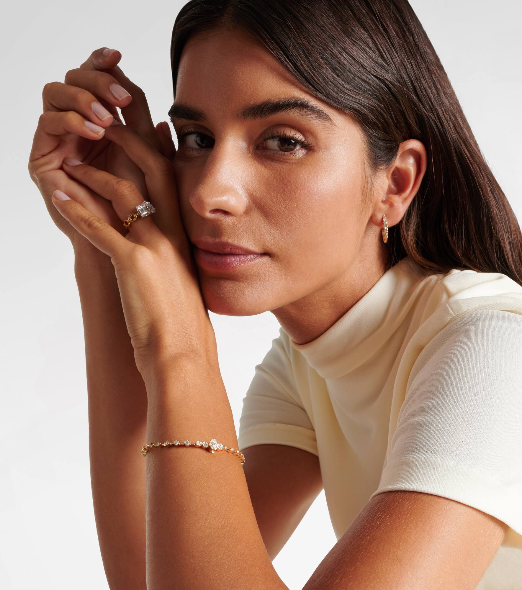 Bracelet De Sky 18kt gold bracelet with diamonds - 3