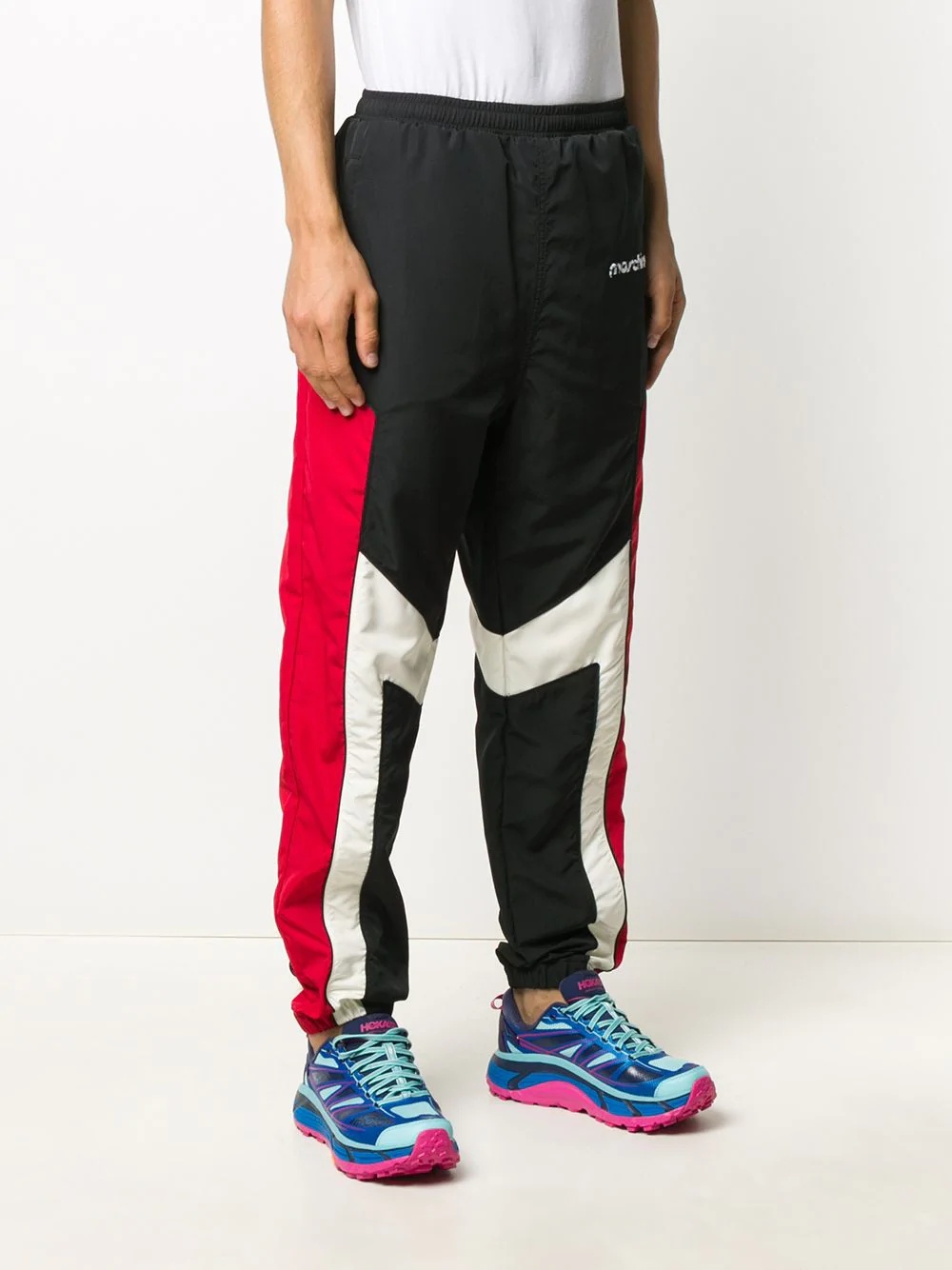 Broken Logo colour-block track pants - 3