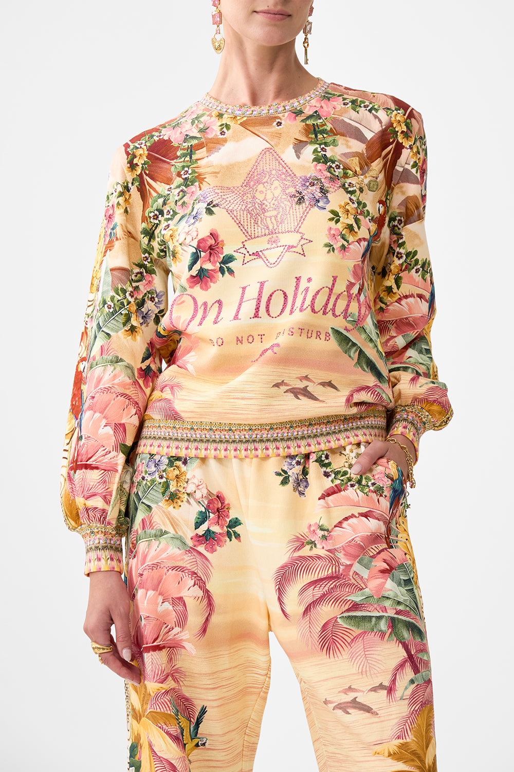 BLOUSON SLEEVE SWEATER - 5