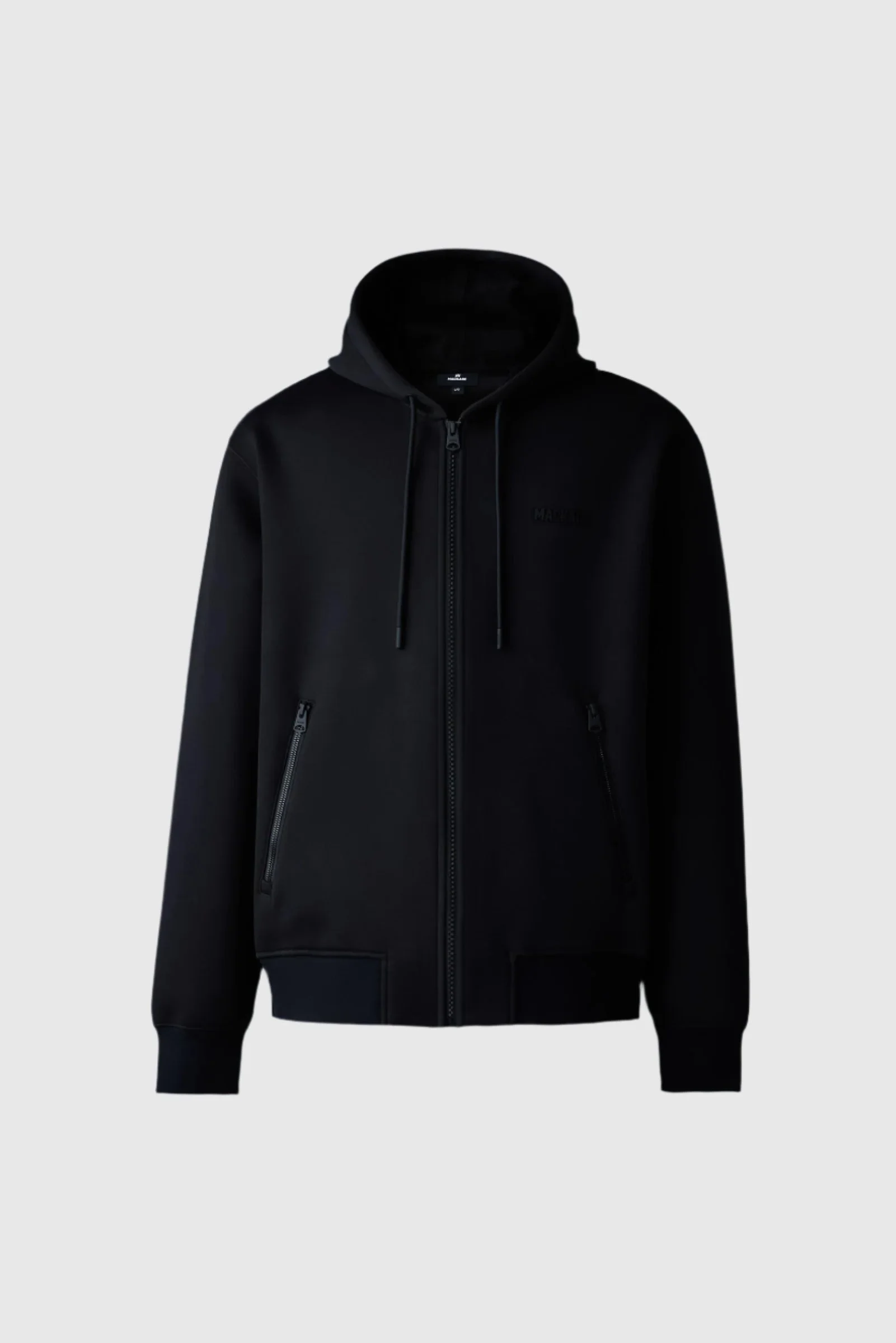 KRYSTOS Double-face Jersey zip-up hoodie - 1