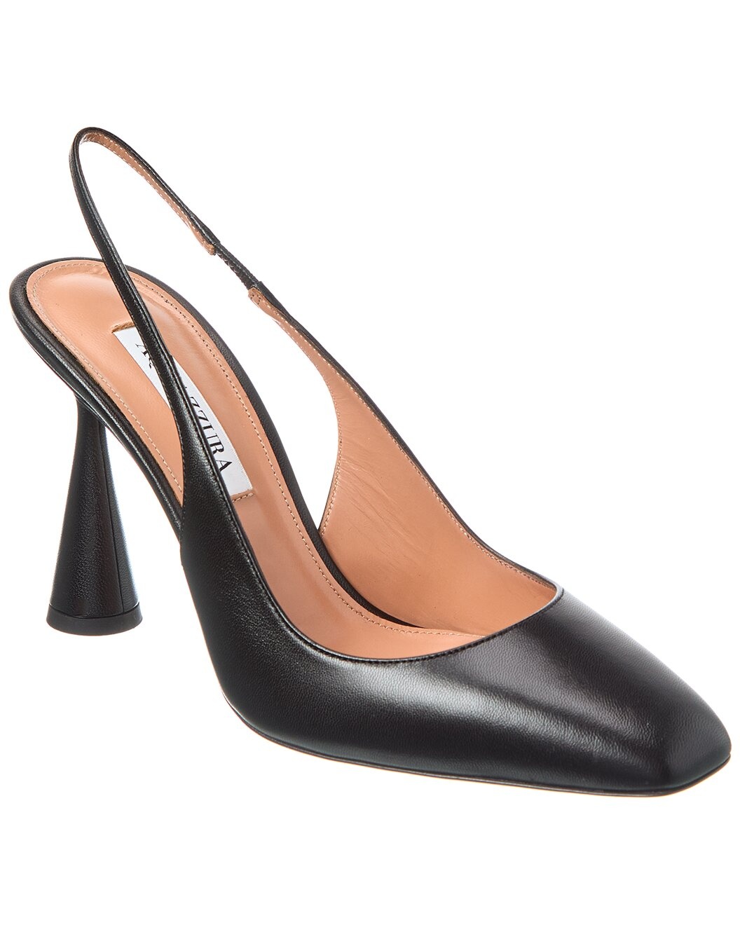 Aquazzura Amore 95 Leather Slingback Pump - 1