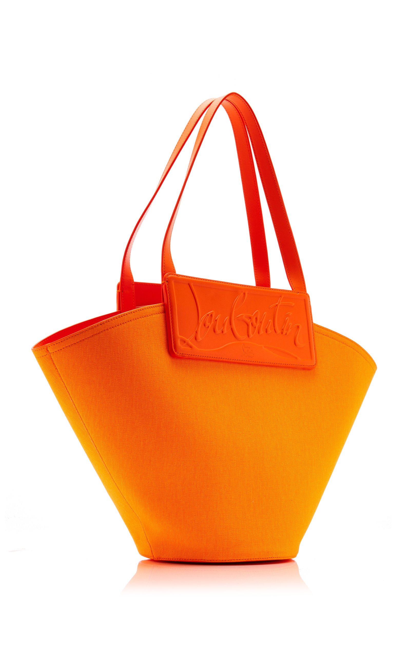 Loubishore Leather Tote Bag orange - 4