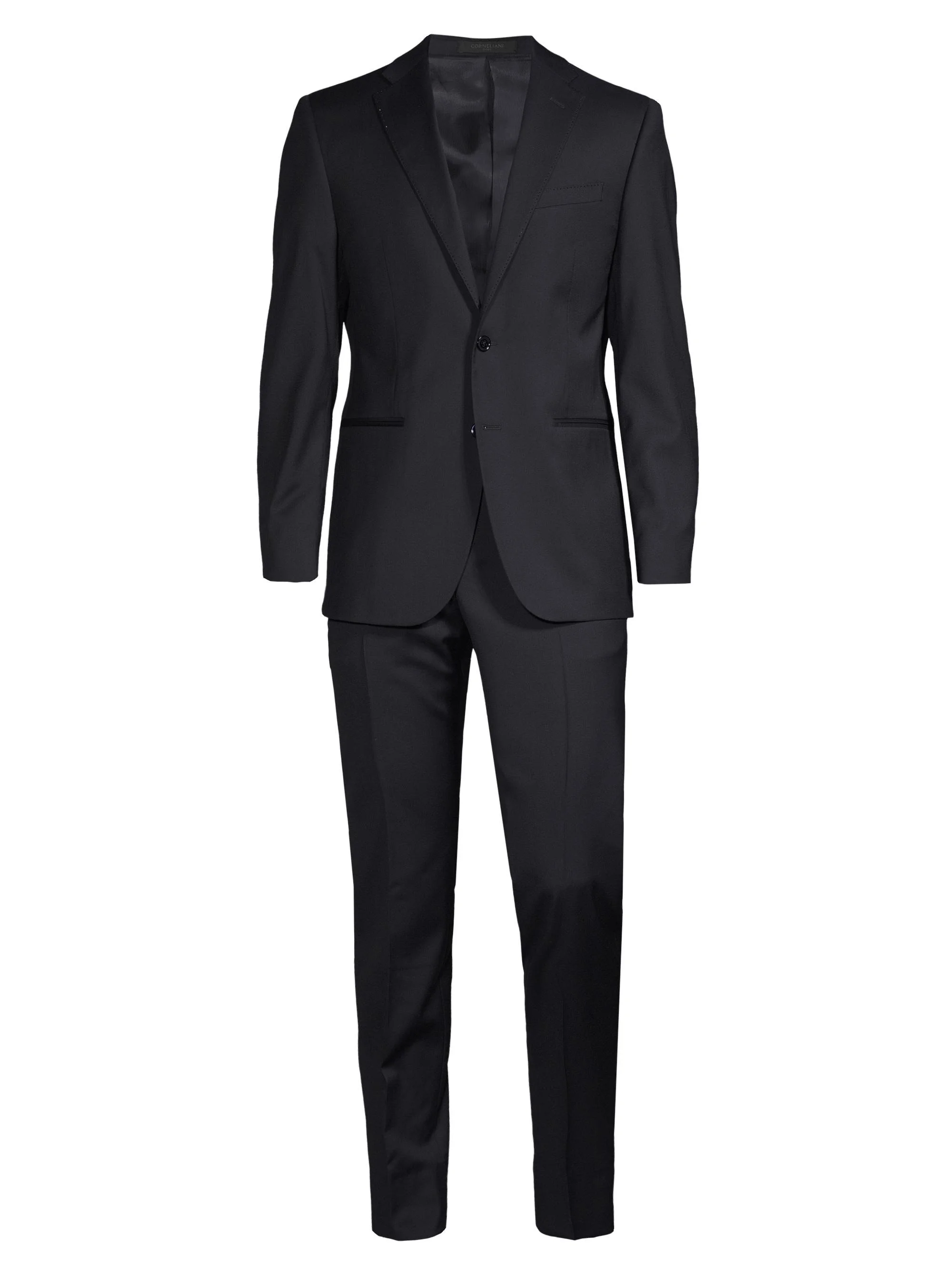 Men's Wool Crystal Lapel Tuxedo - Navy - 1