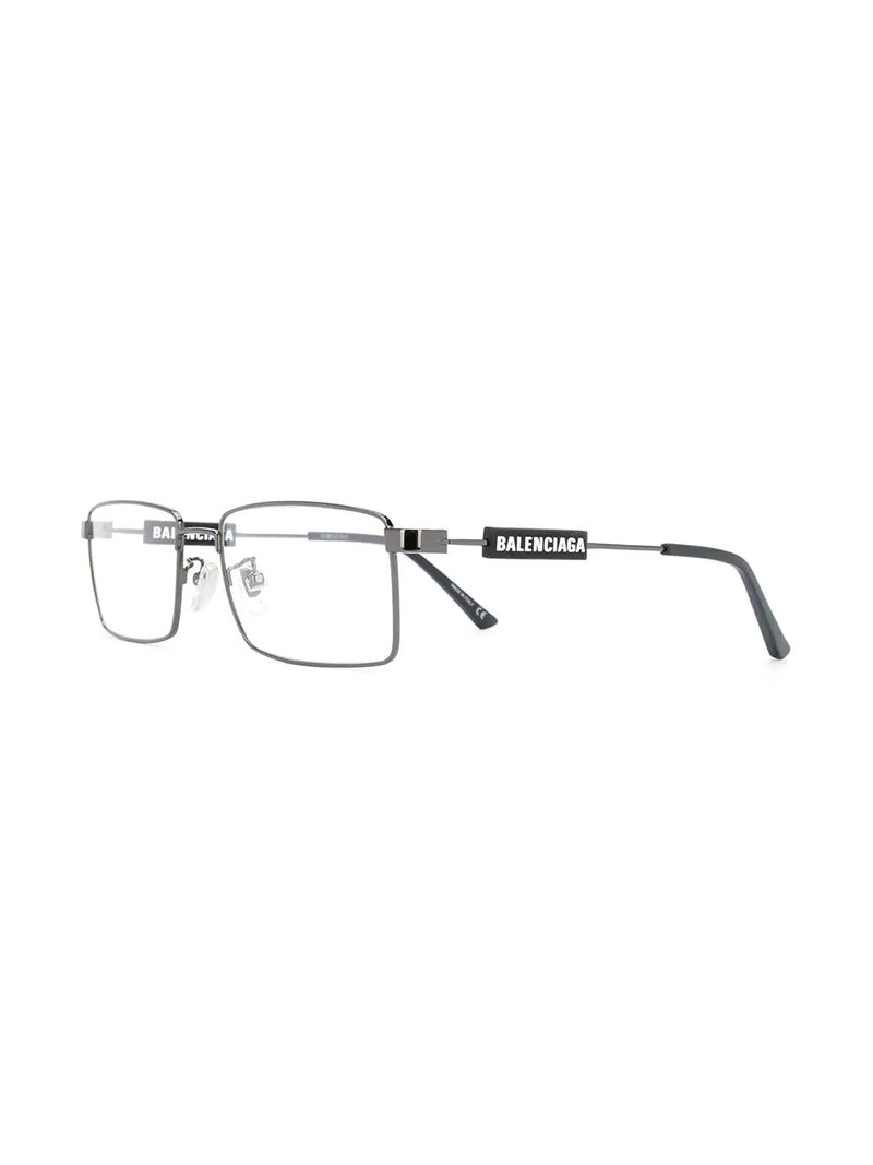 BALENCIAGA logo square glasses outlook