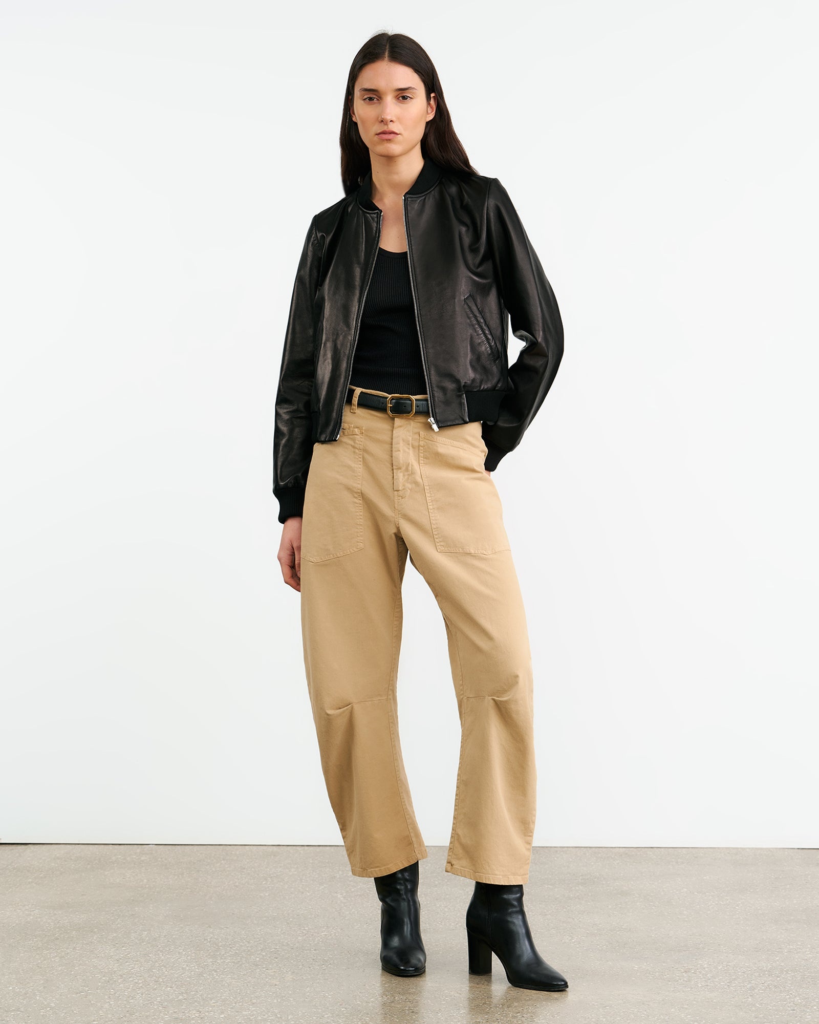 THORENS LEATHER BOMBER - 4
