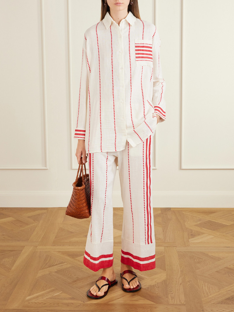 lemlem Desta Straight-leg Cotton Pants outlook
