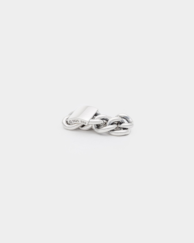 RS-CCID-C GOOD ART HLYWD CURB CHAIN ID RING SIZE C - STERLING SILVER 4