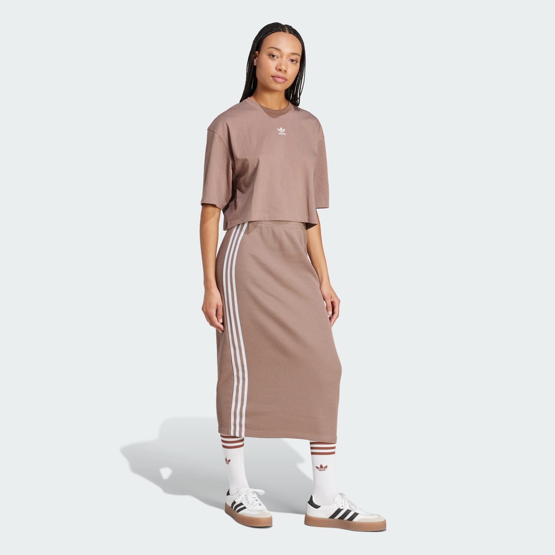 【Adidas コリア】 Knit Skirt Adidas Original Knit Skirt