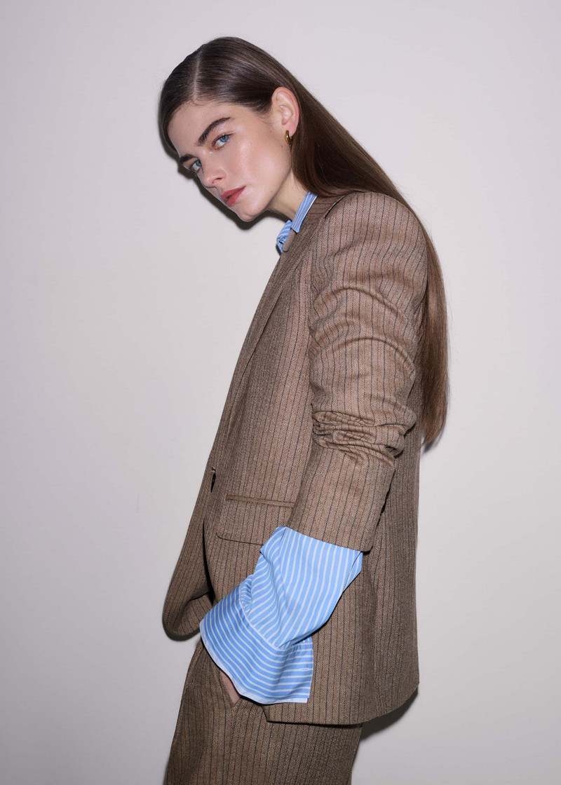 Sharp Shoulder Blazer 8