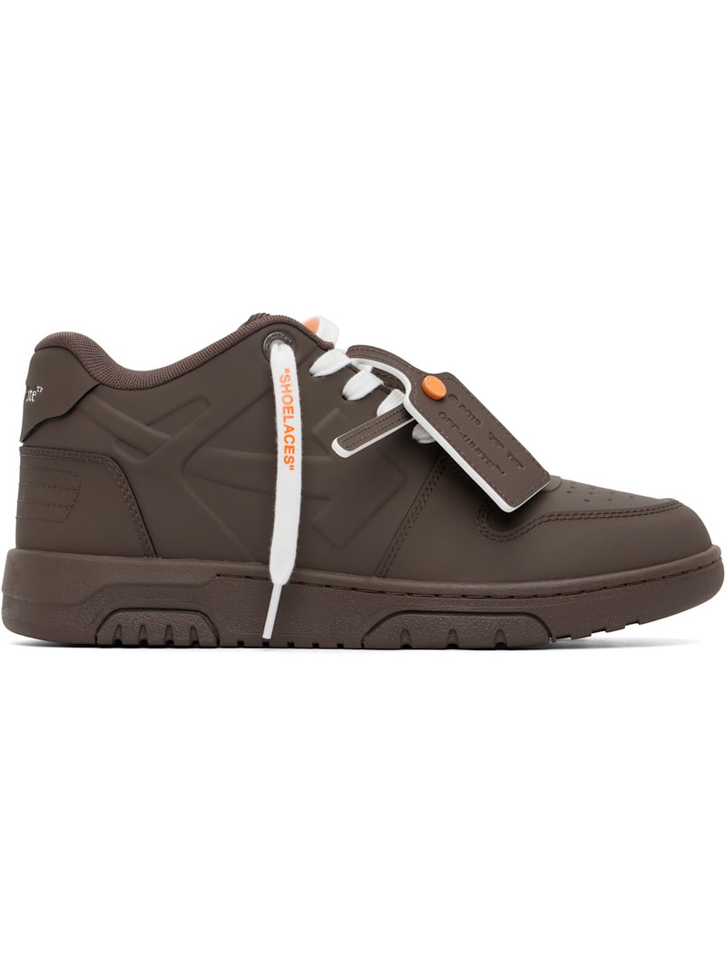 Brown 'Out Of Office' Molded Sneakers 1