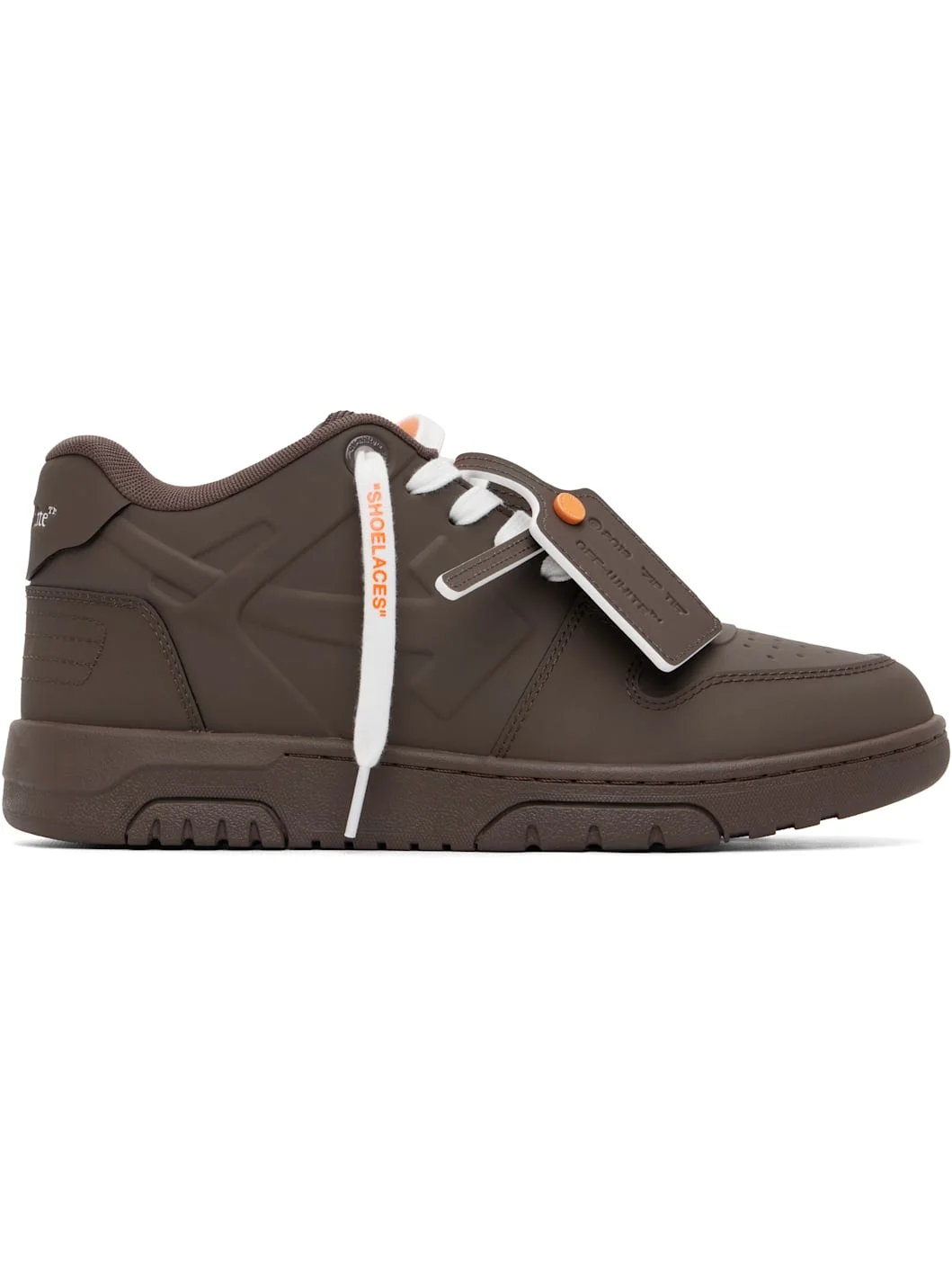 Brown 'Out Of Office' Molded Sneakers - 1