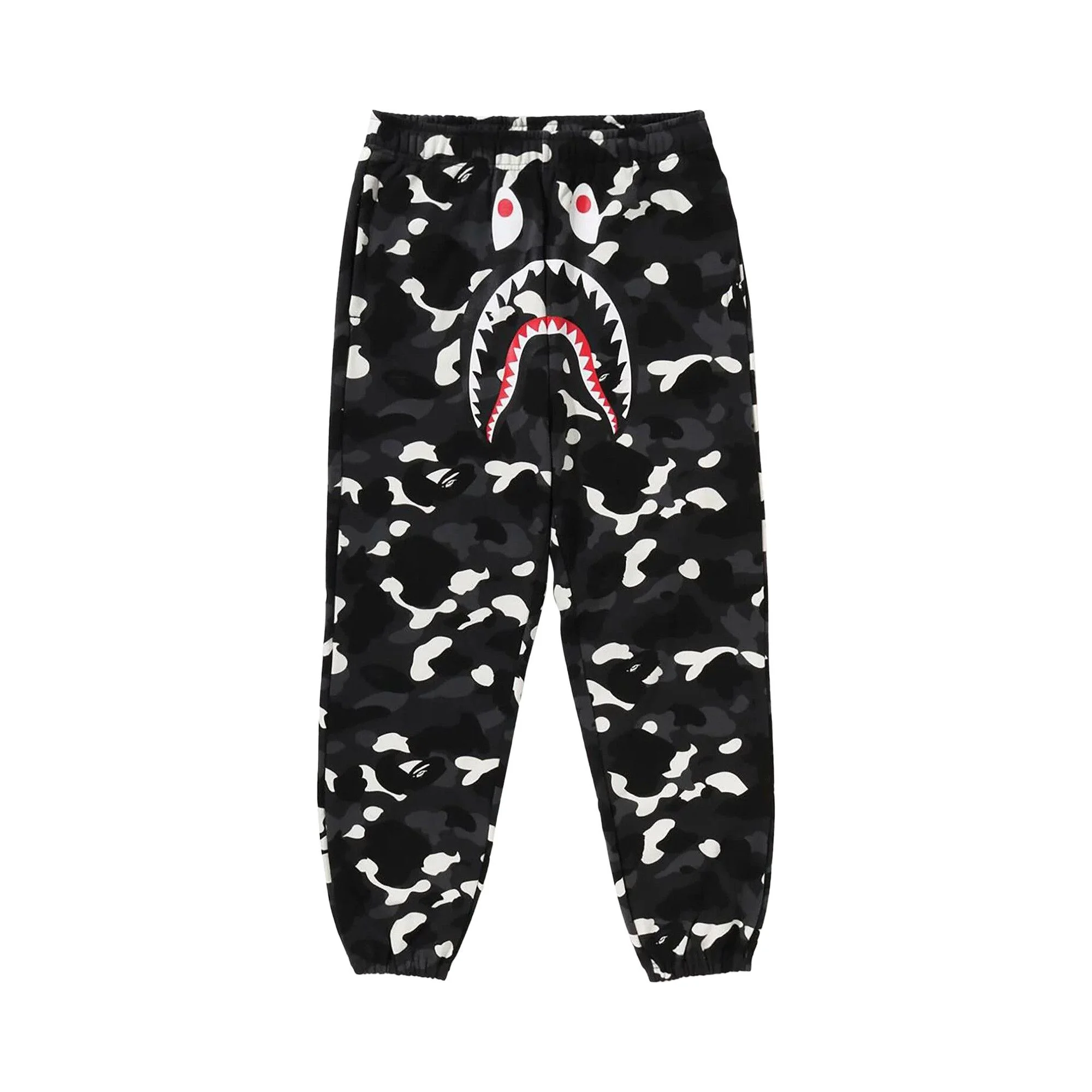 BAPE Shark Relaxed Fit Sweatpants 'Black' - 1