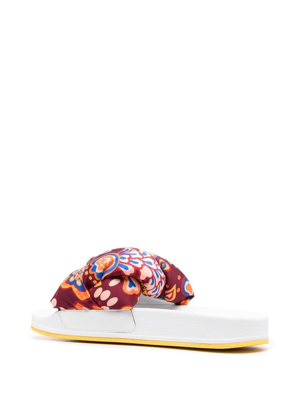 Treccia embroidered slides - 3