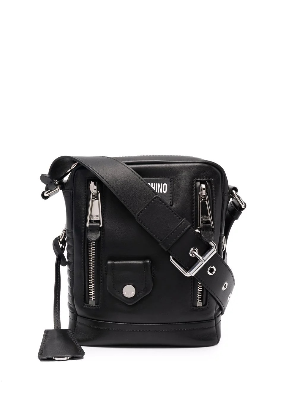 biker-style crossbody bag - 1