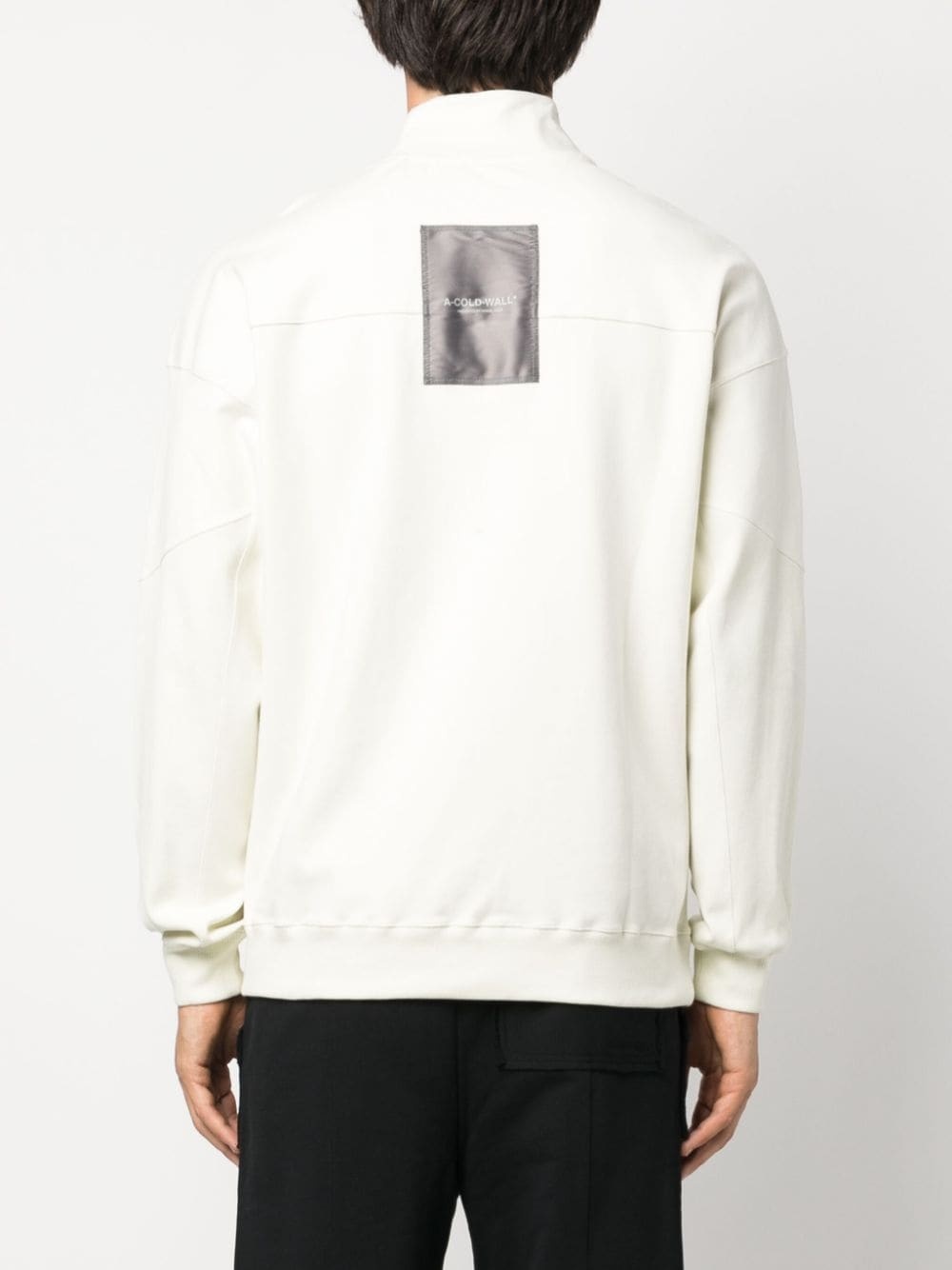 Overset logo-print cotton sweatshirt - 4