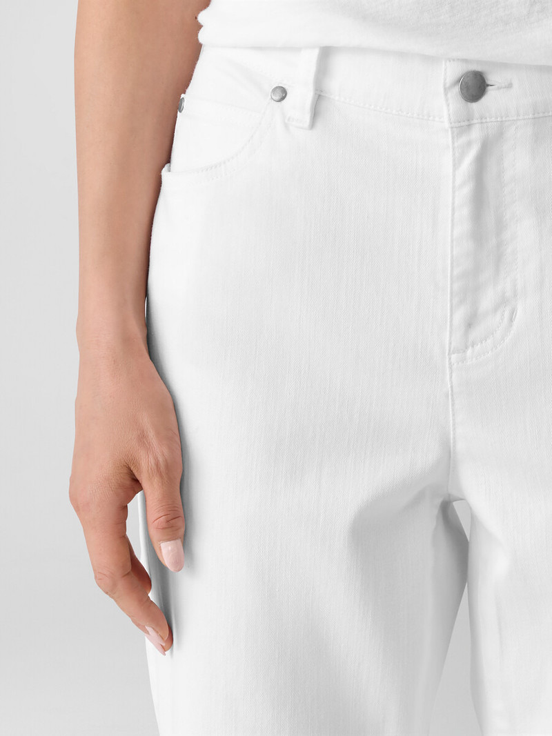 Garment-Dyed Organic Cotton Denim Slim Jean 5