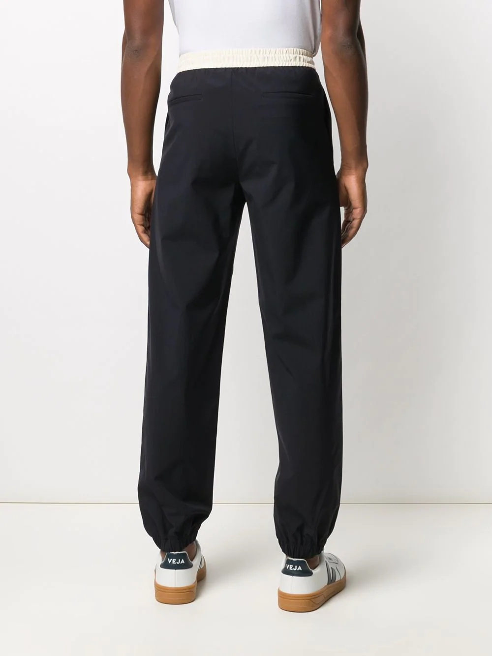 drawstring straight-leg trousers - 4