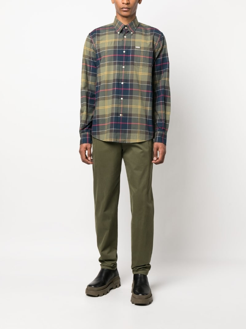 Barbour tartan check-pattern cotton shirt outlook