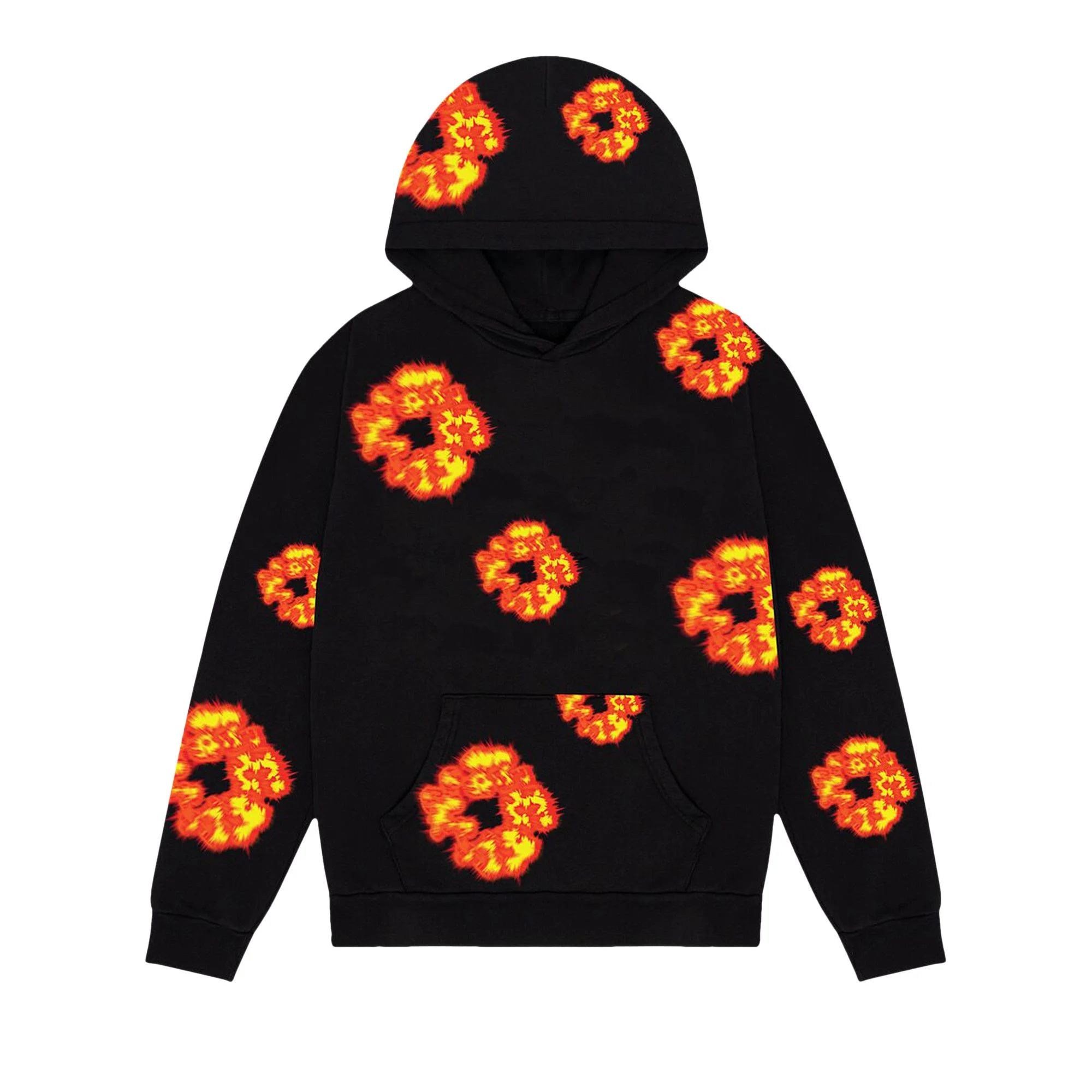 Denim Tears x Offset Wreath Hoodie 'Black' - 1