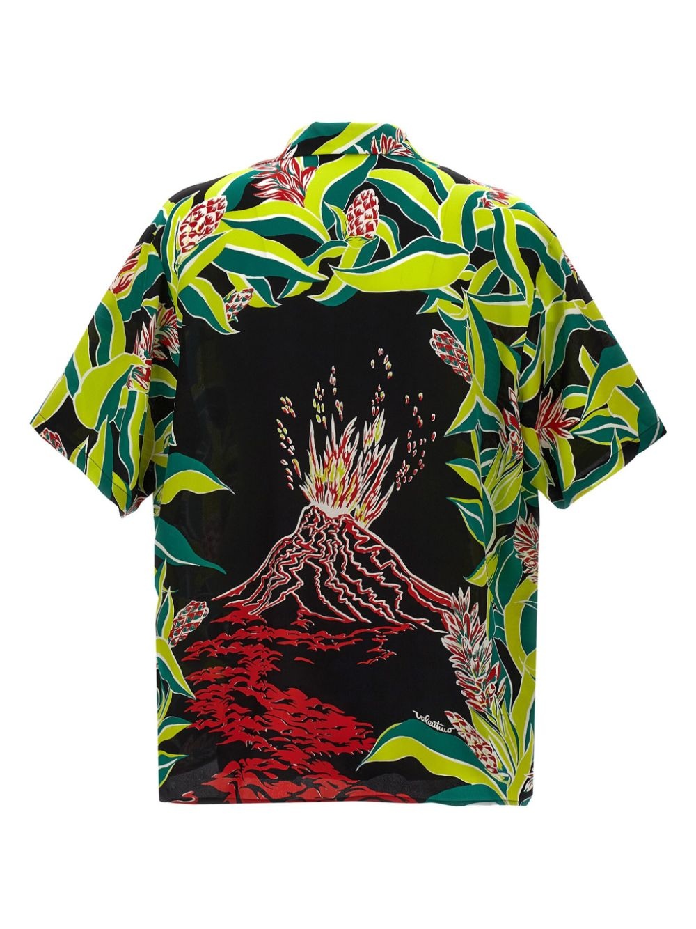 Volcano-print shirt - 4