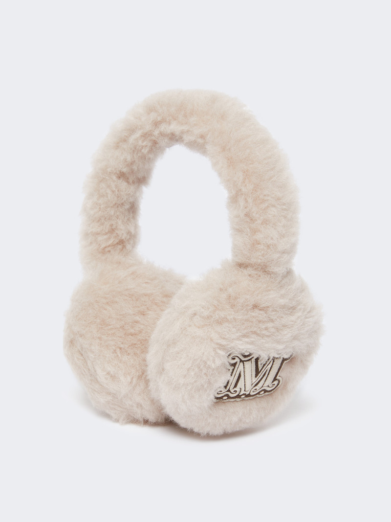 MUFFY1 Alpaca and wool Teddy fabric earmuffs 1