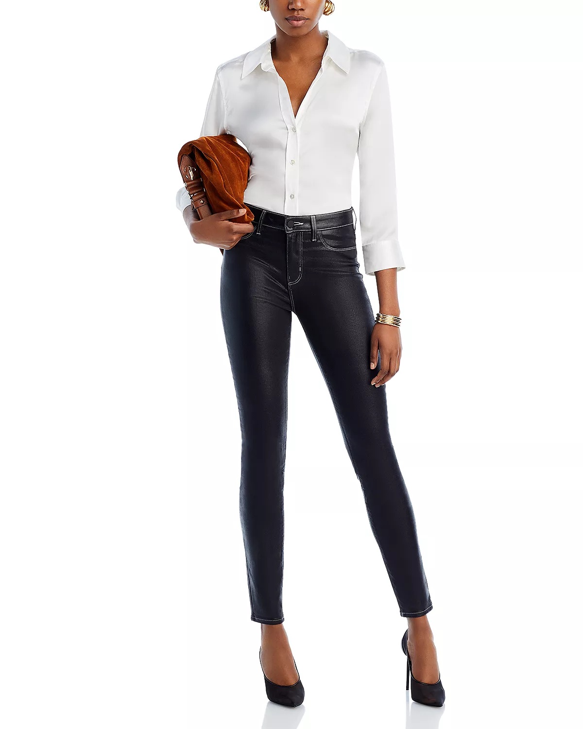 Dani Silk Charmeuse Blouse - 2