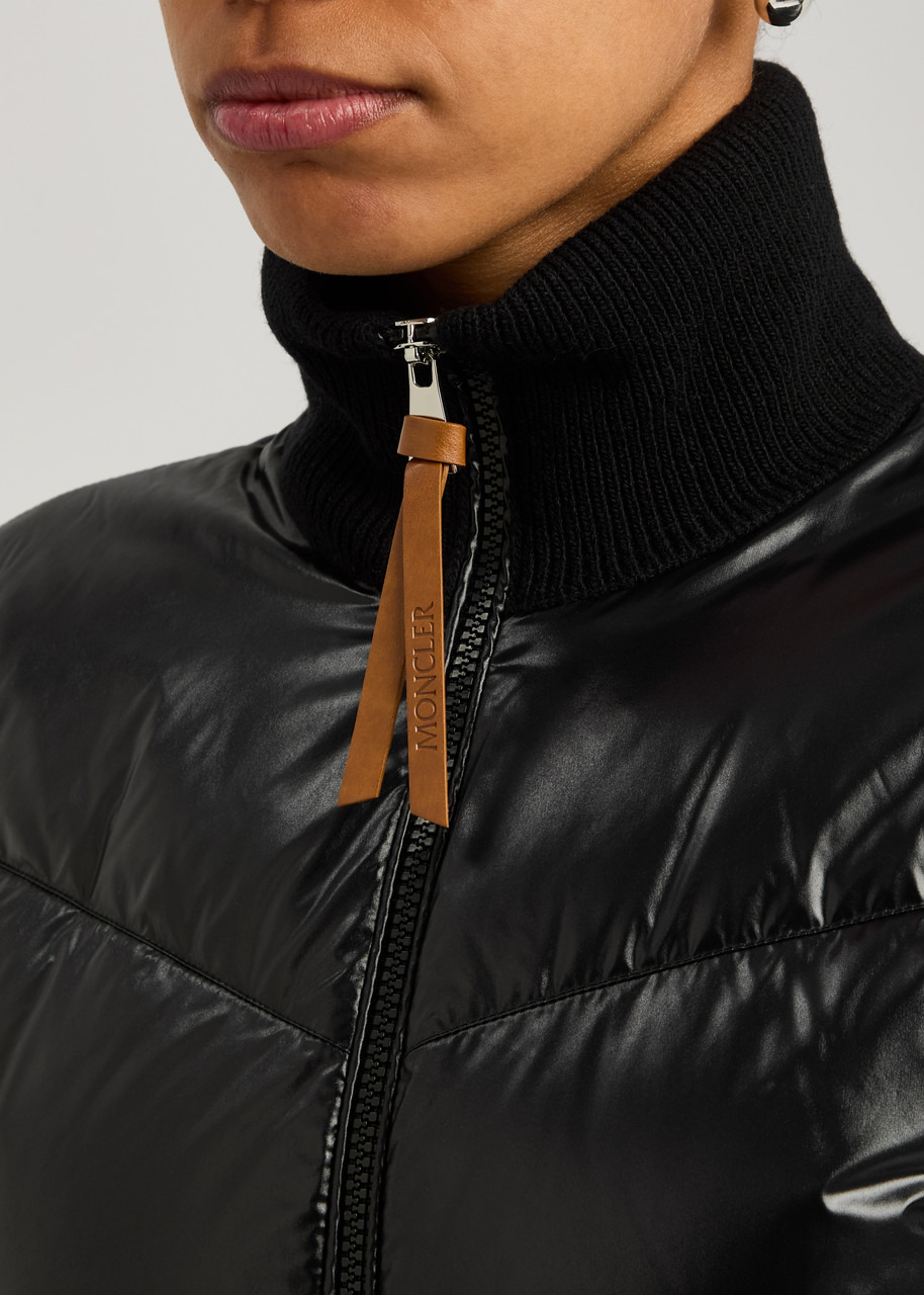 Moncler Quilted Nylon and Wool Jacket - 5