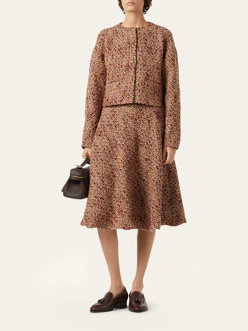 Loro Piana Geneva Single-Breasted Boucle Jacket outlook