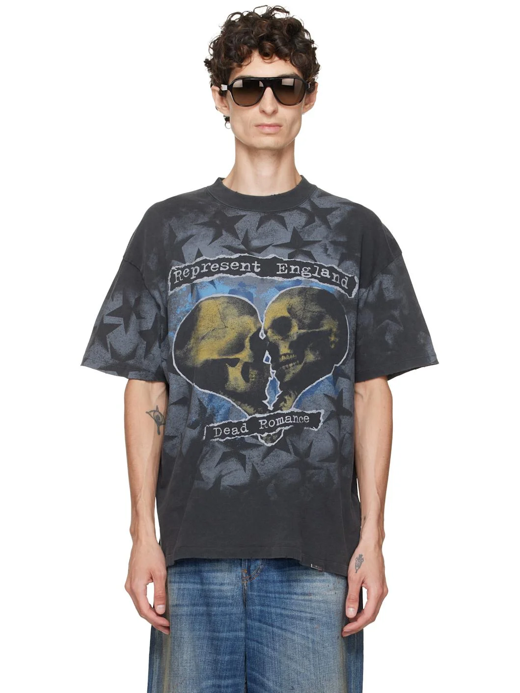 Black 'Romance' T-shirt - 1
