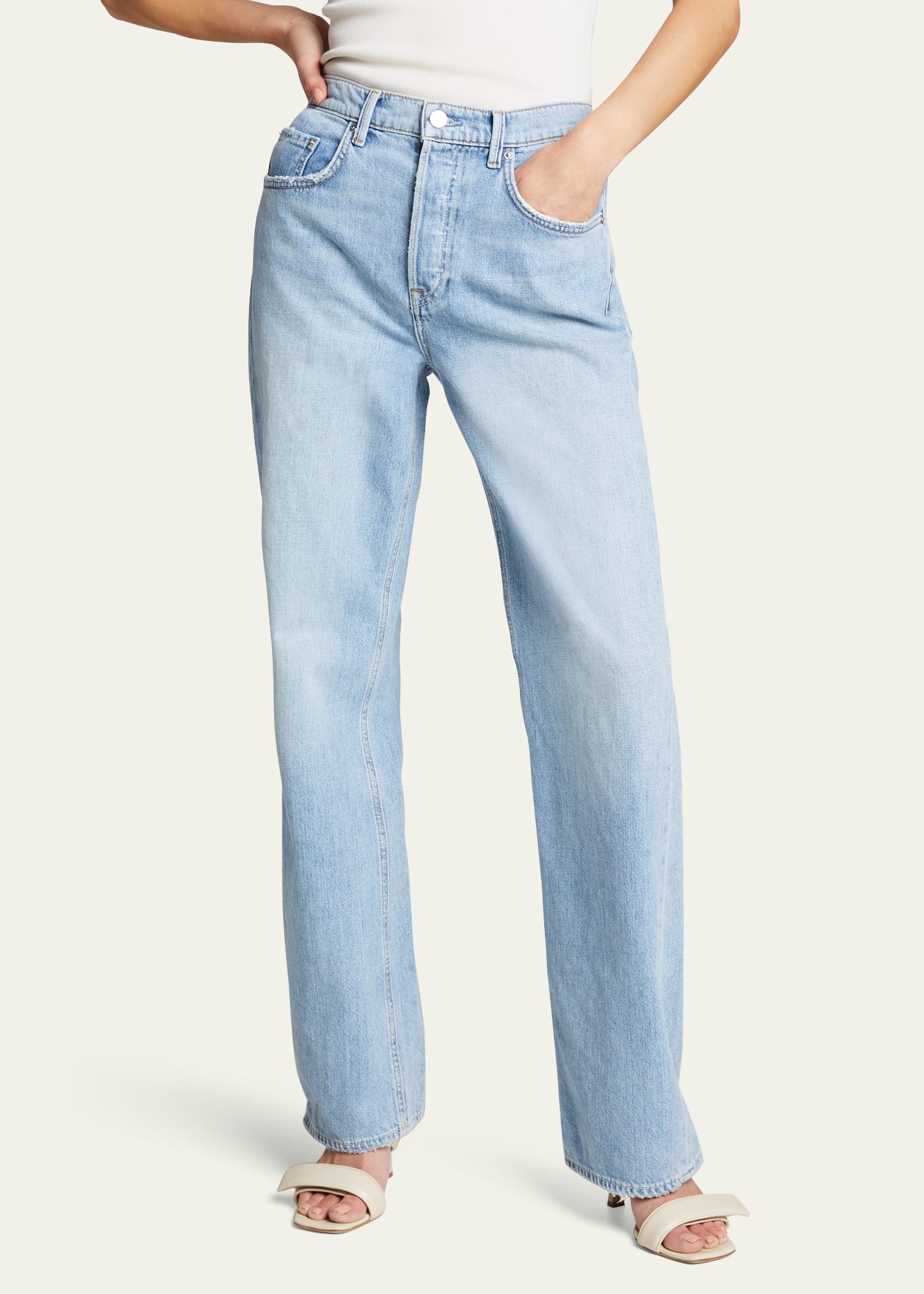 Brooklyn High-Rise Straight Jeans - 4