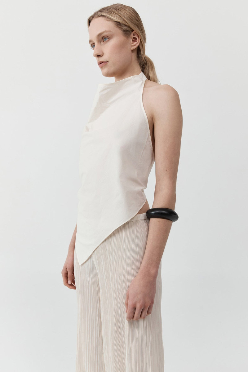 Cotton Tie Top - Birch 3