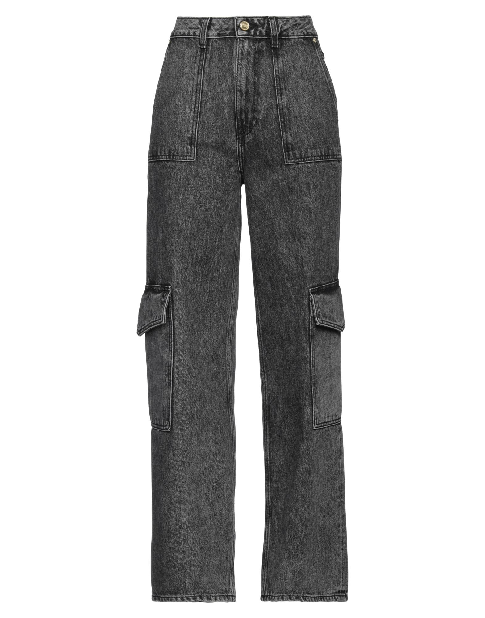 Black Women's Denim Pants - 1