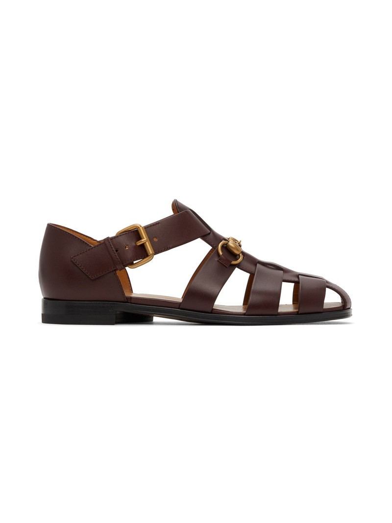 Horsebit fisherman sandals 1