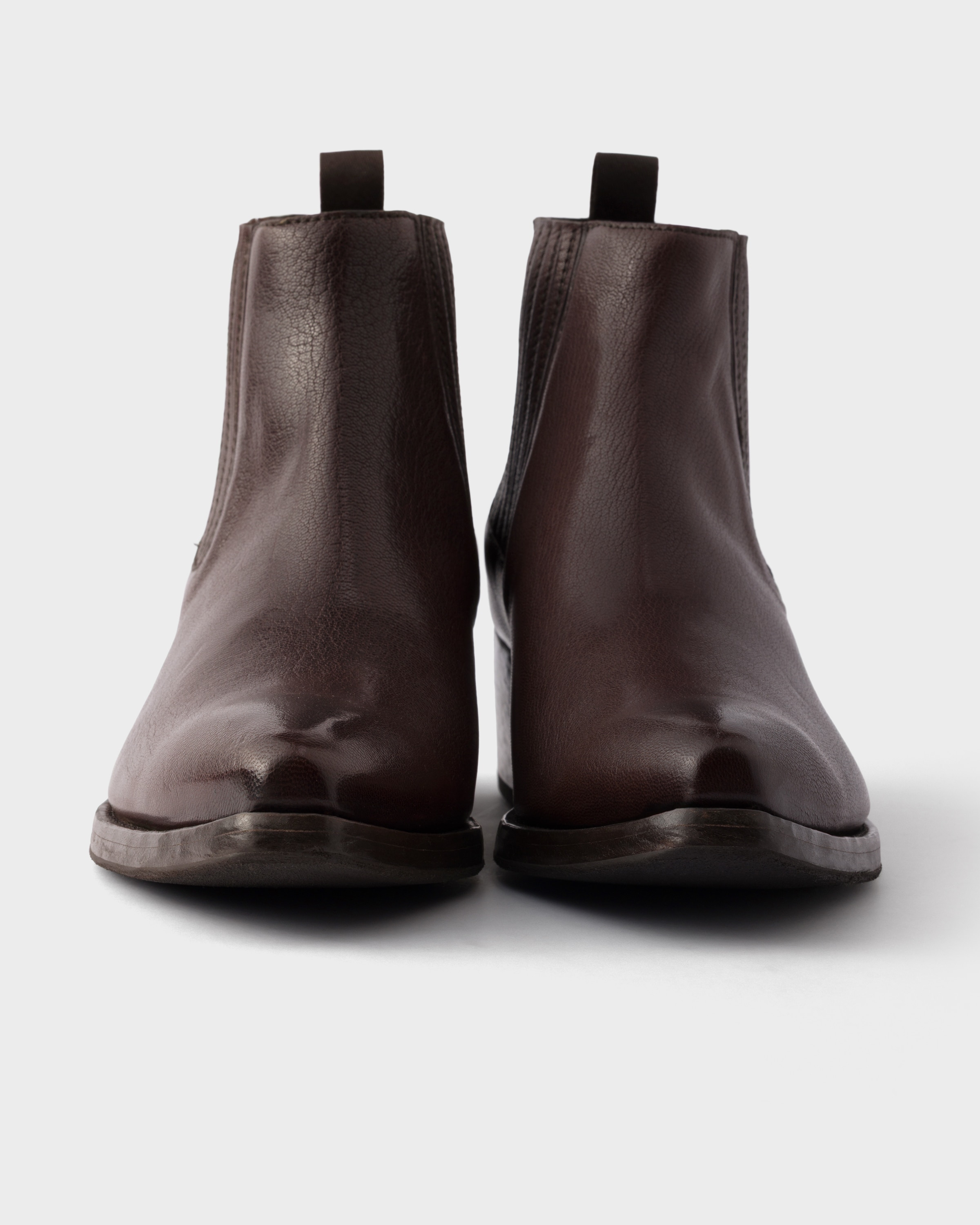 Leather Chelsea boots - 5