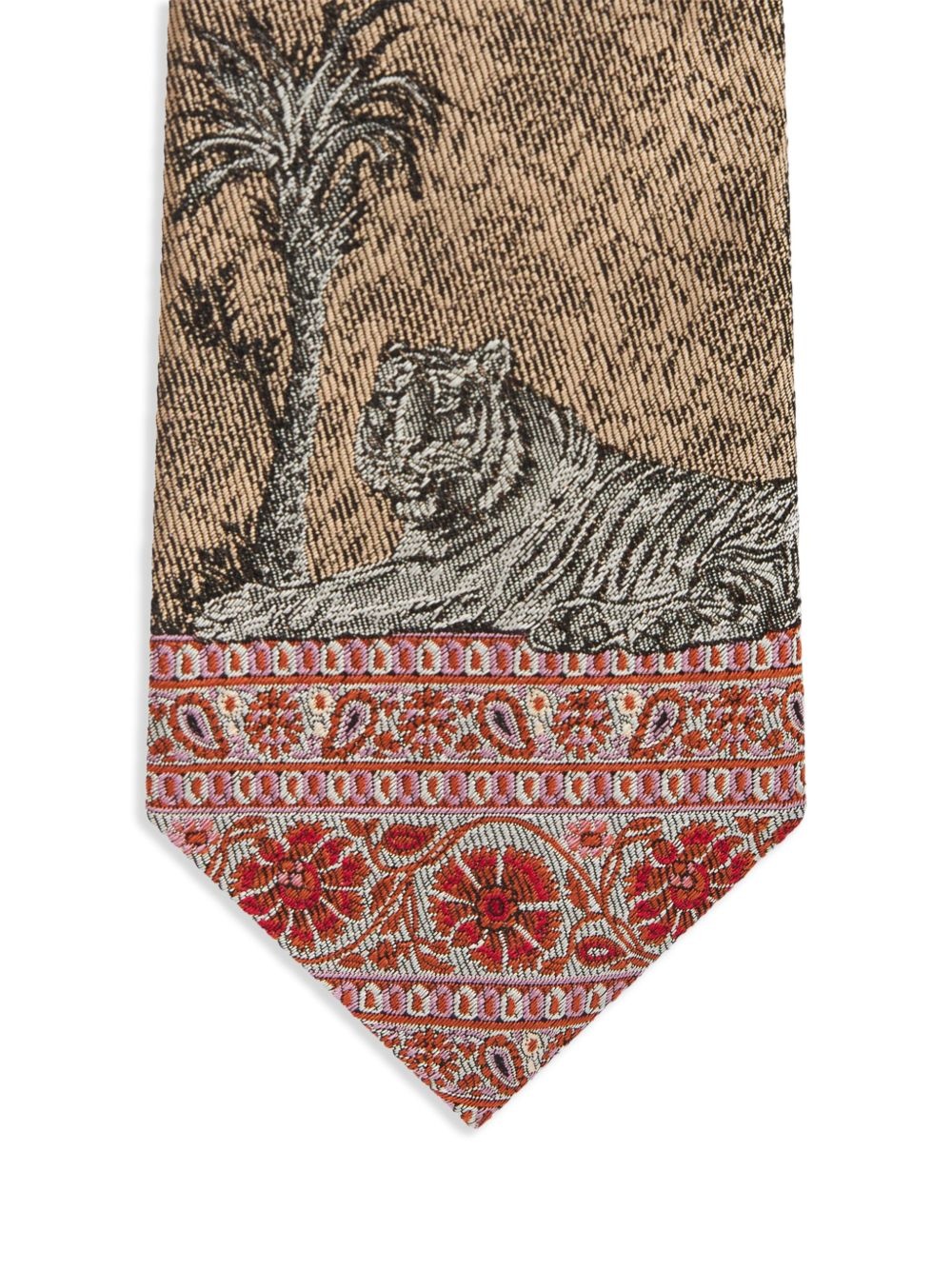 paisley-jacquard tie - 2