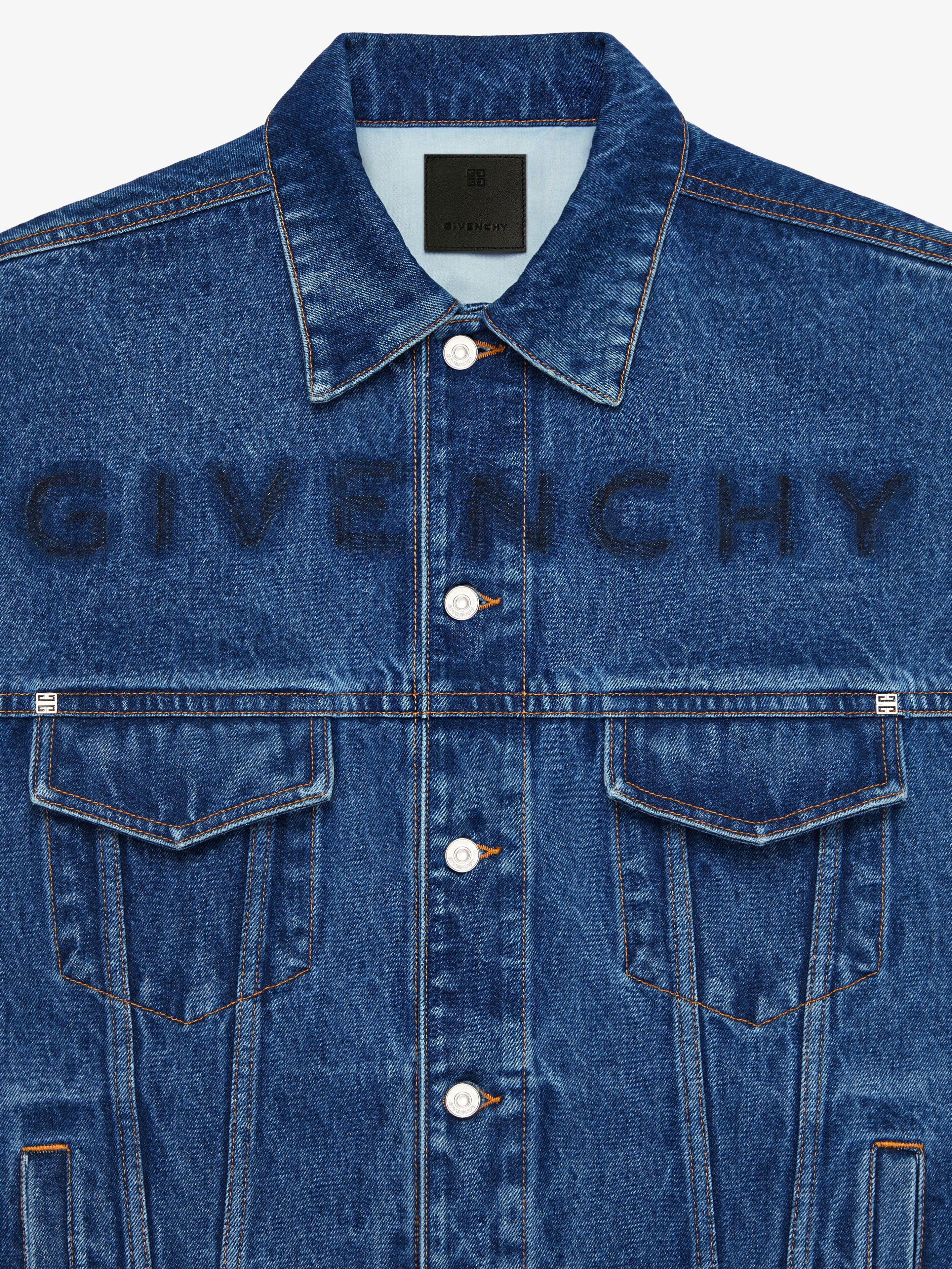 OVERSIZED SLEEVELESS JACKET IN DENIM - 5
