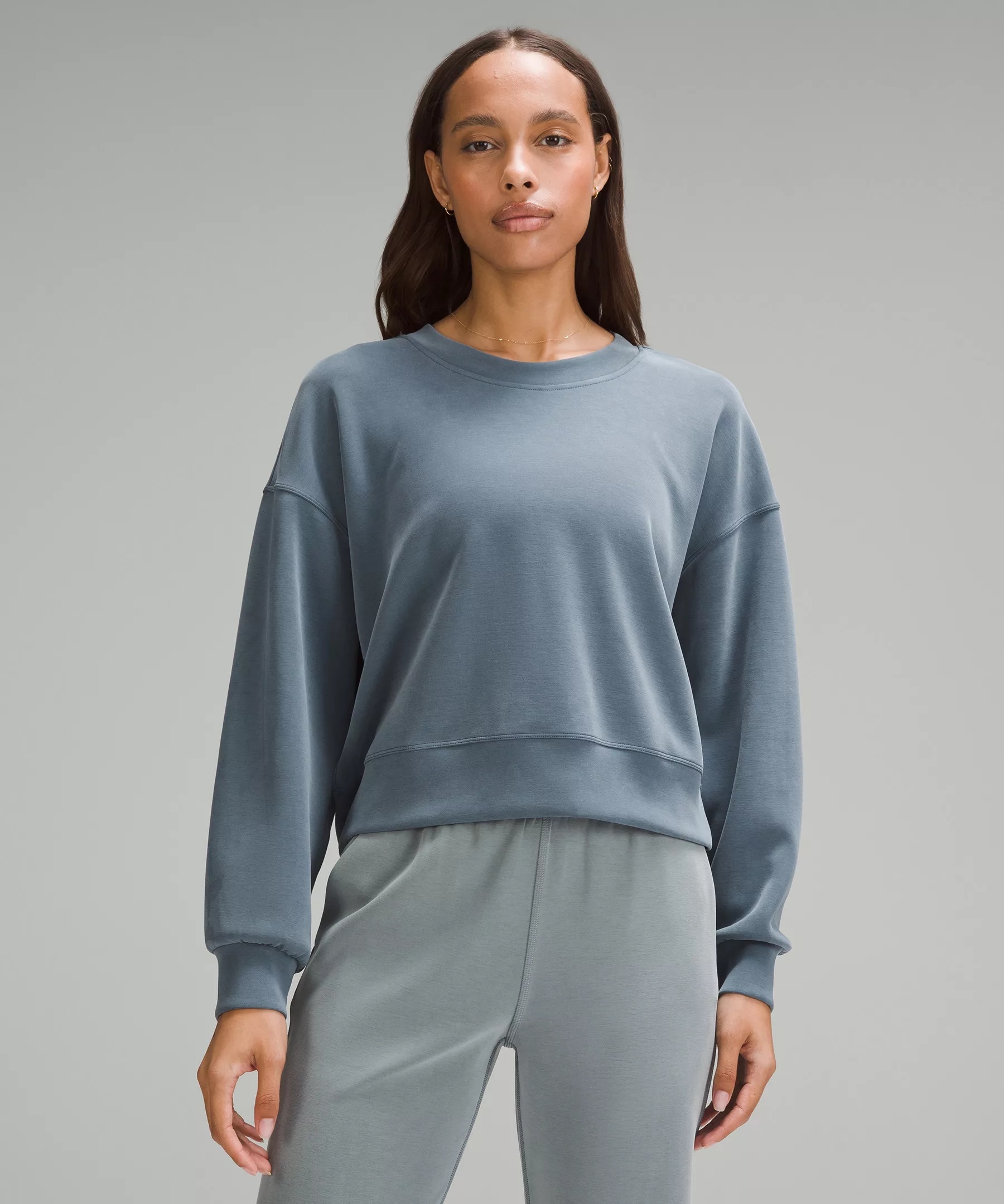 Softstreme Perfectly Oversized Cropped Crew - 1
