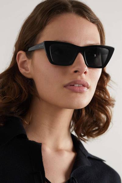 SAINT LAURENT Cat-eye acetate sunglasses outlook