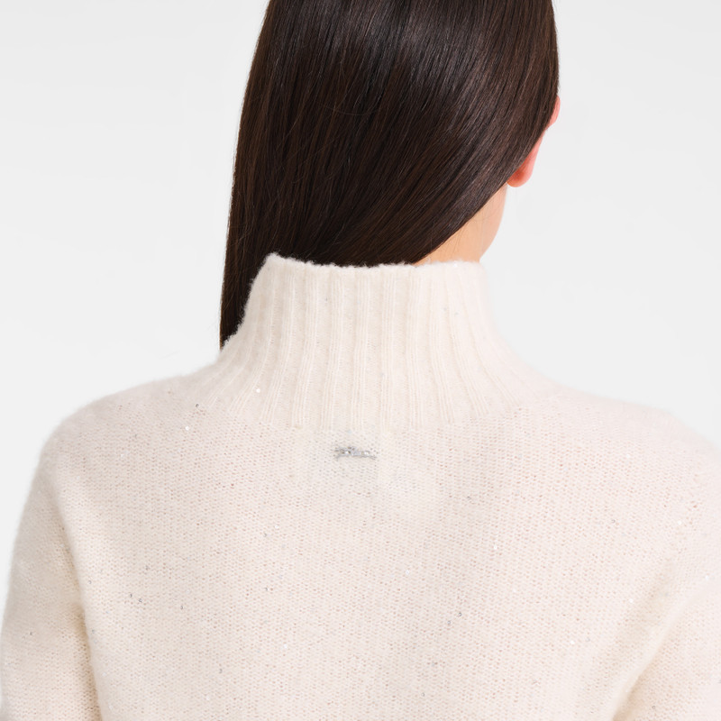 High neck sweater Ivory - OTHER 5